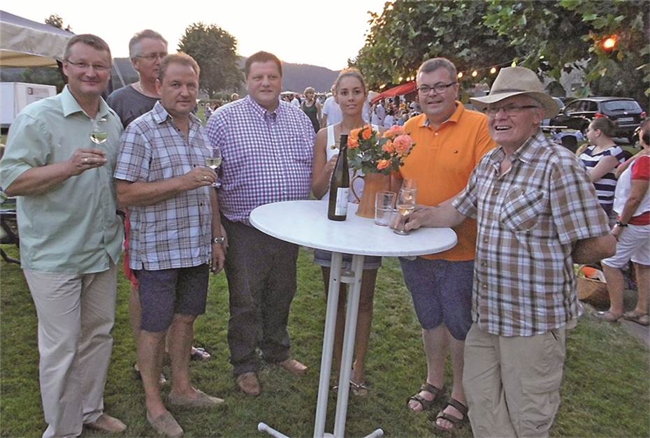 Von links: Joachim Grohmann, Alfons Schwarz, Volker Berg, Reiner Sommer, Dsire Schwarz, Werner Heinz und Erich Schneider.Foto: Privat 